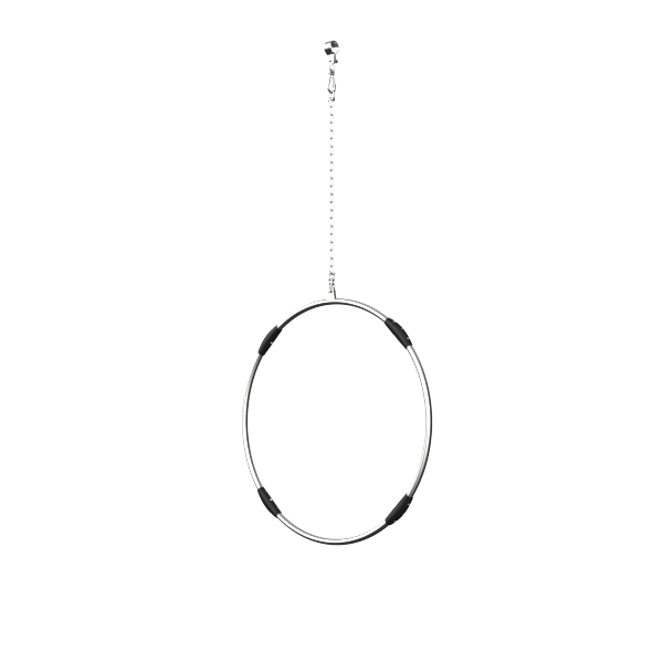 Silver Aerial Hoop for Accessories Bar Addons