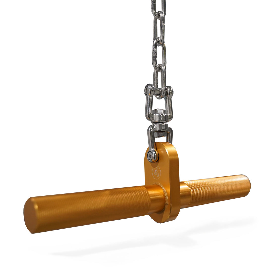 Gold metal Flying Fox Handle with chain for Funky Monkey Bars flying fox