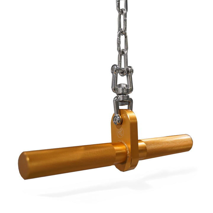 Gold metal Flying Fox Handle with chain for Funky Monkey Bars flying fox