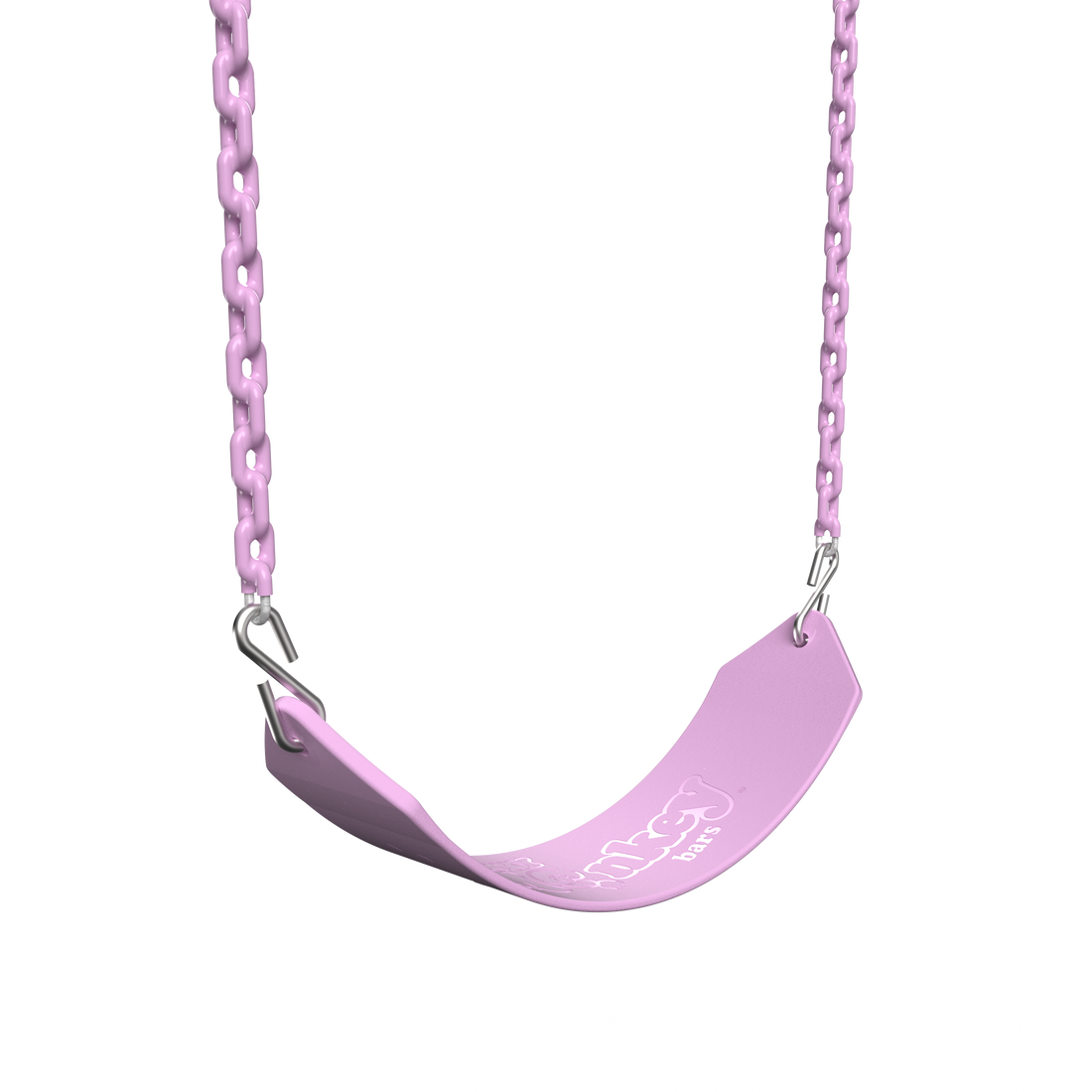 Lilac Funky Monkey Bars Sling Swing with metal chains for monkey bars and swing sets