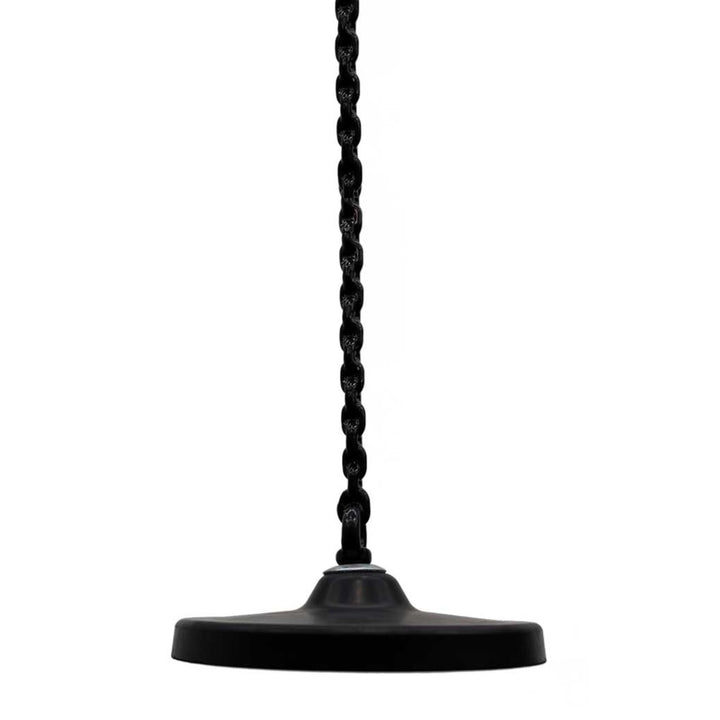 Black Button Swing seat with chain for Funky Monkey Bars swing sets