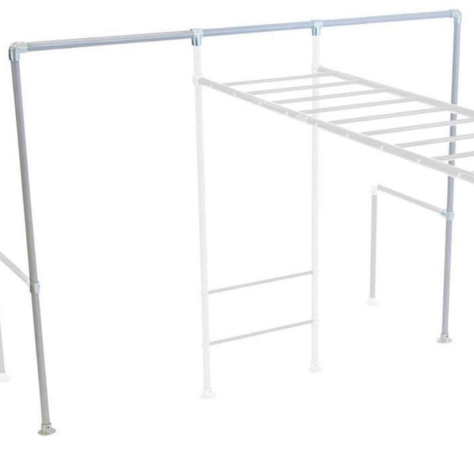 Silver Double Swing Frame extension for Funky Monkey Bars frames