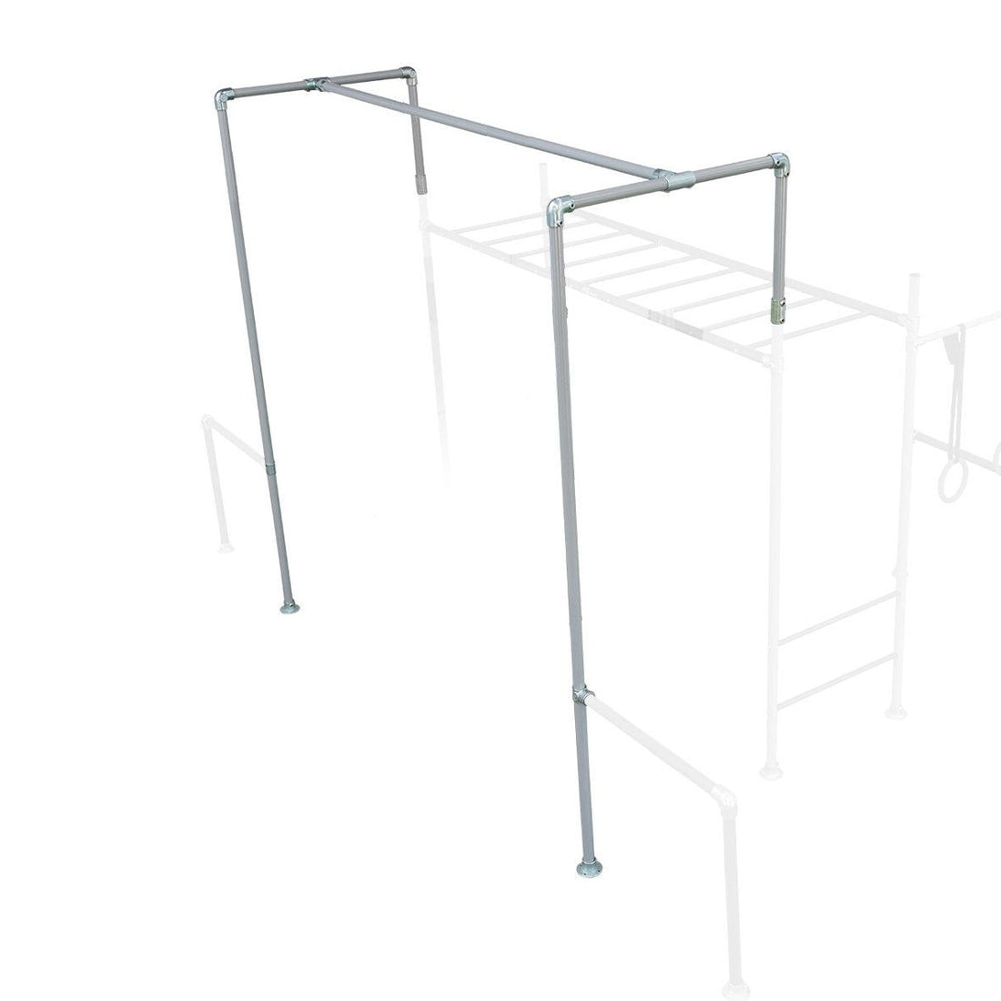 Side Height Extender added to a Funky Monkey Bars monkey bar frame